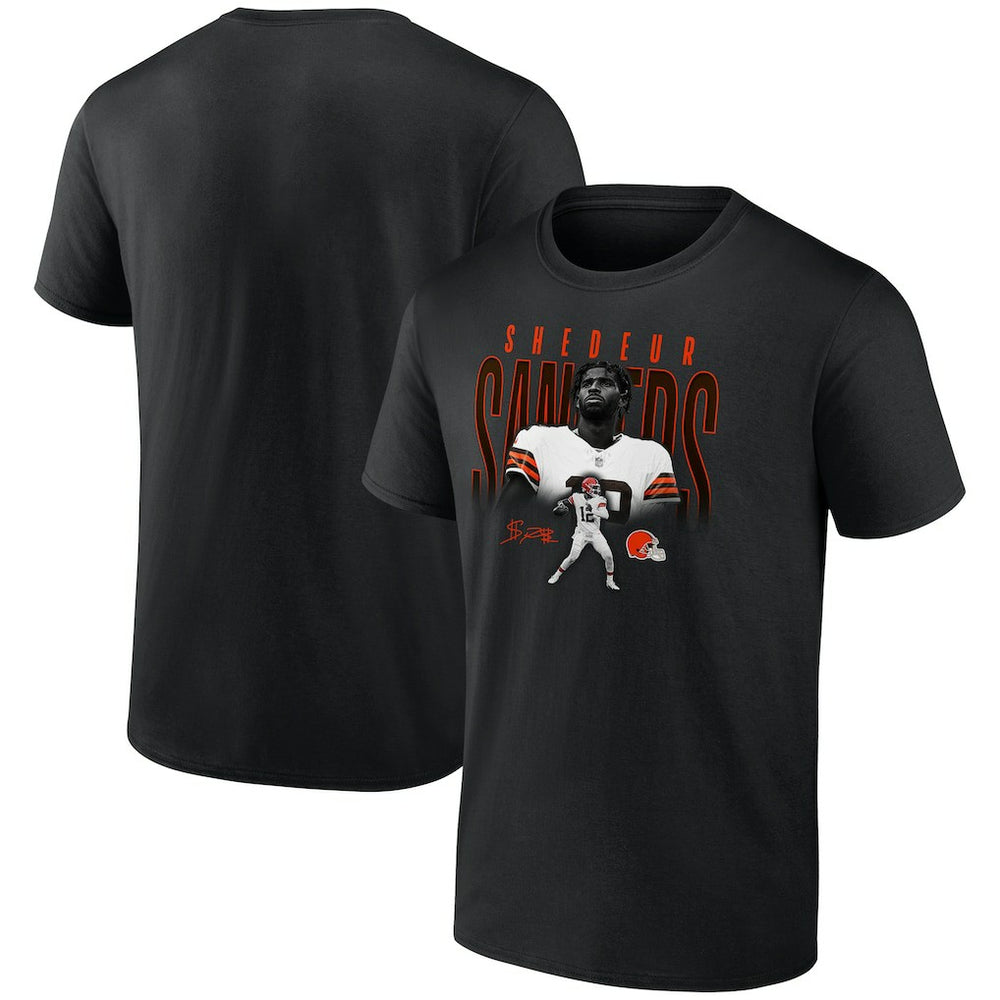 Shedeur Sanders Cleveland Browns Humble Shadow Player Graphic T-Shirt Black
