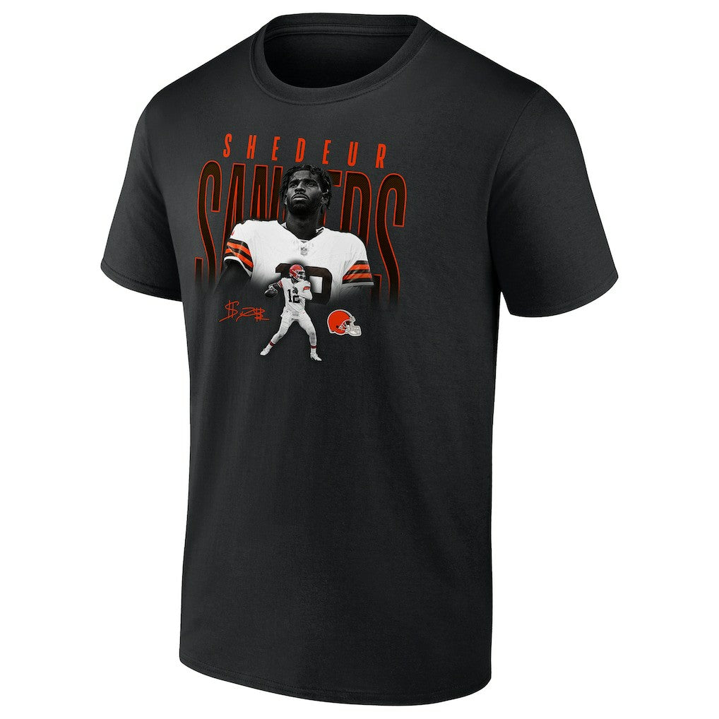 Shedeur Sanders Cleveland Browns Humble Shadow Player Graphic T-Shirt Black