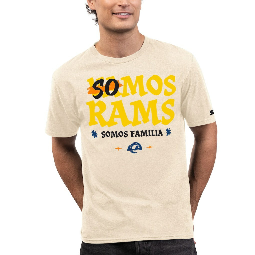 Los Angeles Rams Starter Somos T-Shirt Oatmeal