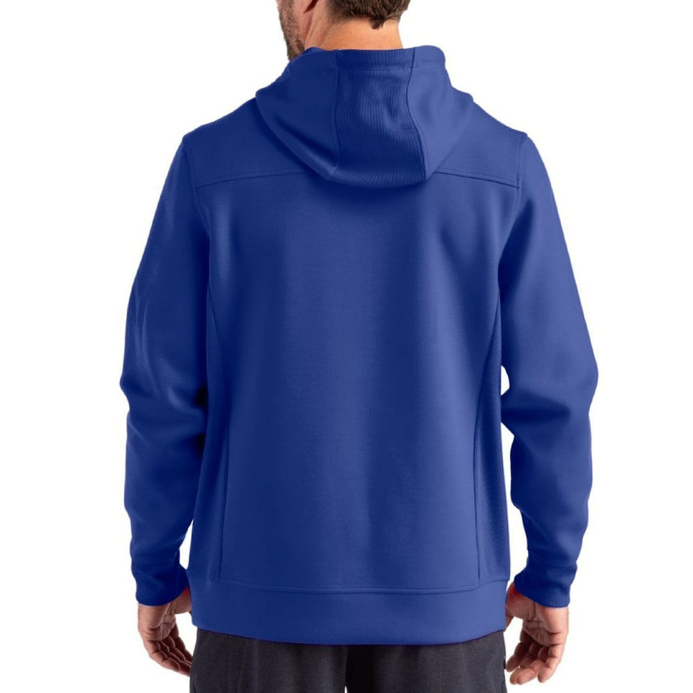 Indianapolis Colts Cutter & Buck Roam Eco Half-Zip Recycled Pullover Hoodie Royal