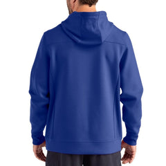 Buffalo Bills Cutter & Buck Roam Eco Half-Zip Recycled Pullover Hoodie Royal