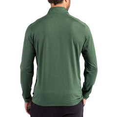 New York Jets Cutter & Buck Coastline Epic Comfort Recycled Quarter-Zip Pullover Green