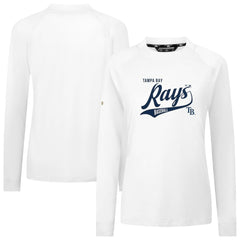 Tampa Bay Rays Levelwear Women's Slender Glide T-Shirt - White T-shirts