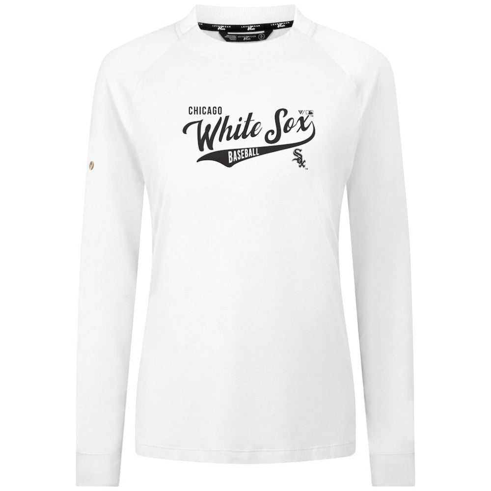Chicago White Sox Levelwear Women's Slender Glide T-Shirt - White T-shirts