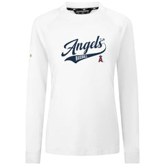 Los Angeles Angels Levelwear Women's Slender Glide T-Shirt - White T-shirts