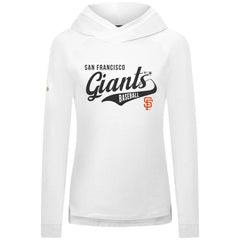 San Francisco Giants Levelwear Women's Slender Glide Raglan Hoodie - White Hoodies