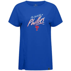Philadelphia Phillies Levelwear Women's Influx Sizzle T-Shirt - Royal T-shirts