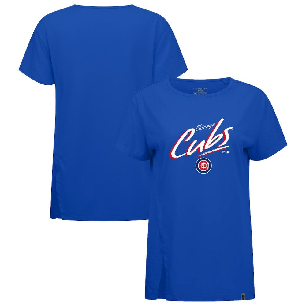 Chicago Cubs Levelwear Women's Influx Sizzle T-Shirt - Royal T-shirts