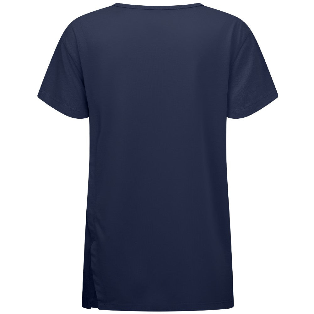 Minnesota Twins Levelwear Women's Influx Sizzle T-Shirt - Navy T-shirts