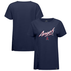 Los Angeles Angels Levelwear Women's Influx Sizzle T-Shirt - Navy T-shirts