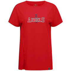 Los Angeles Angels Levelwear Women's Influx Journey T-Shirt - Red T-shirts