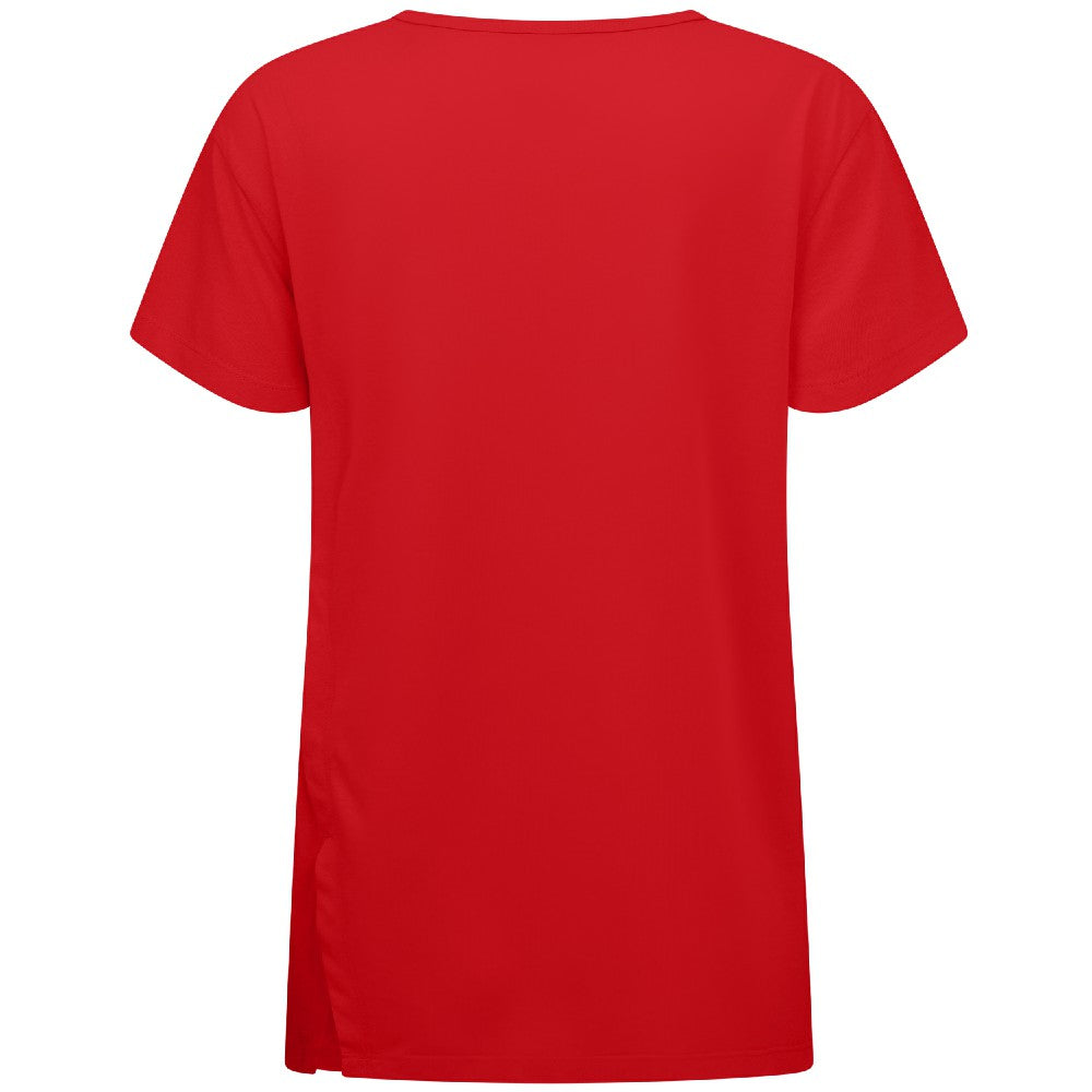 Los Angeles Angels Levelwear Women's Influx Journey T-Shirt - Red T-shirts