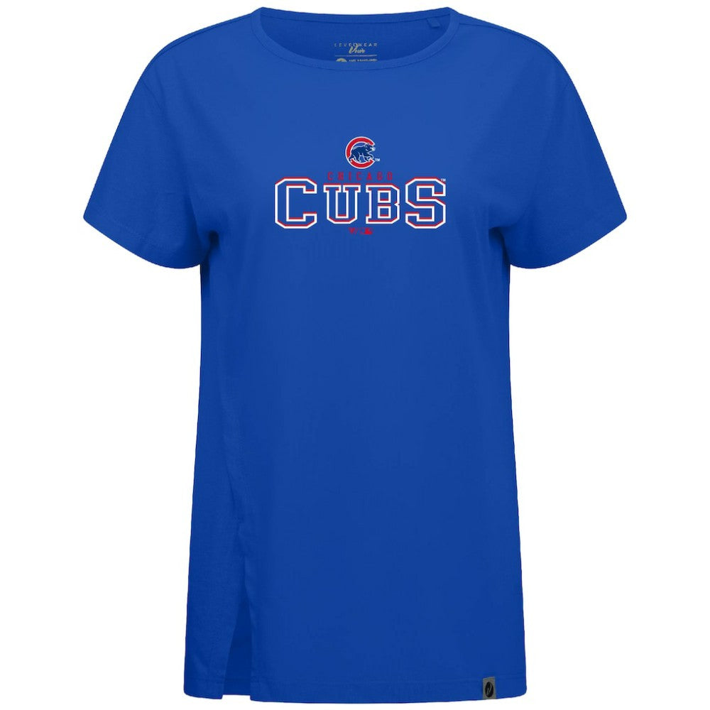 Chicago Cubs Levelwear Women's Influx Journey T-Shirt - Royal T-shirts