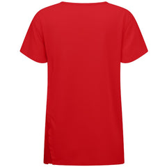Cincinnati Reds Levelwear Women's Influx Banner Arch T-Shirt - Red T-shirts