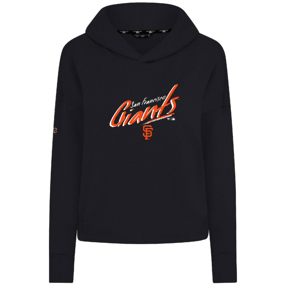 San Francisco Giants Levelwear Women's Sweet Sizzle Tri-Blend Hoodie - Black Hoodies