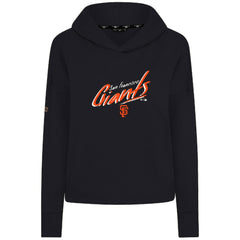 San Francisco Giants Levelwear Women's Sweet Sizzle Tri-Blend Hoodie - Black Hoodies