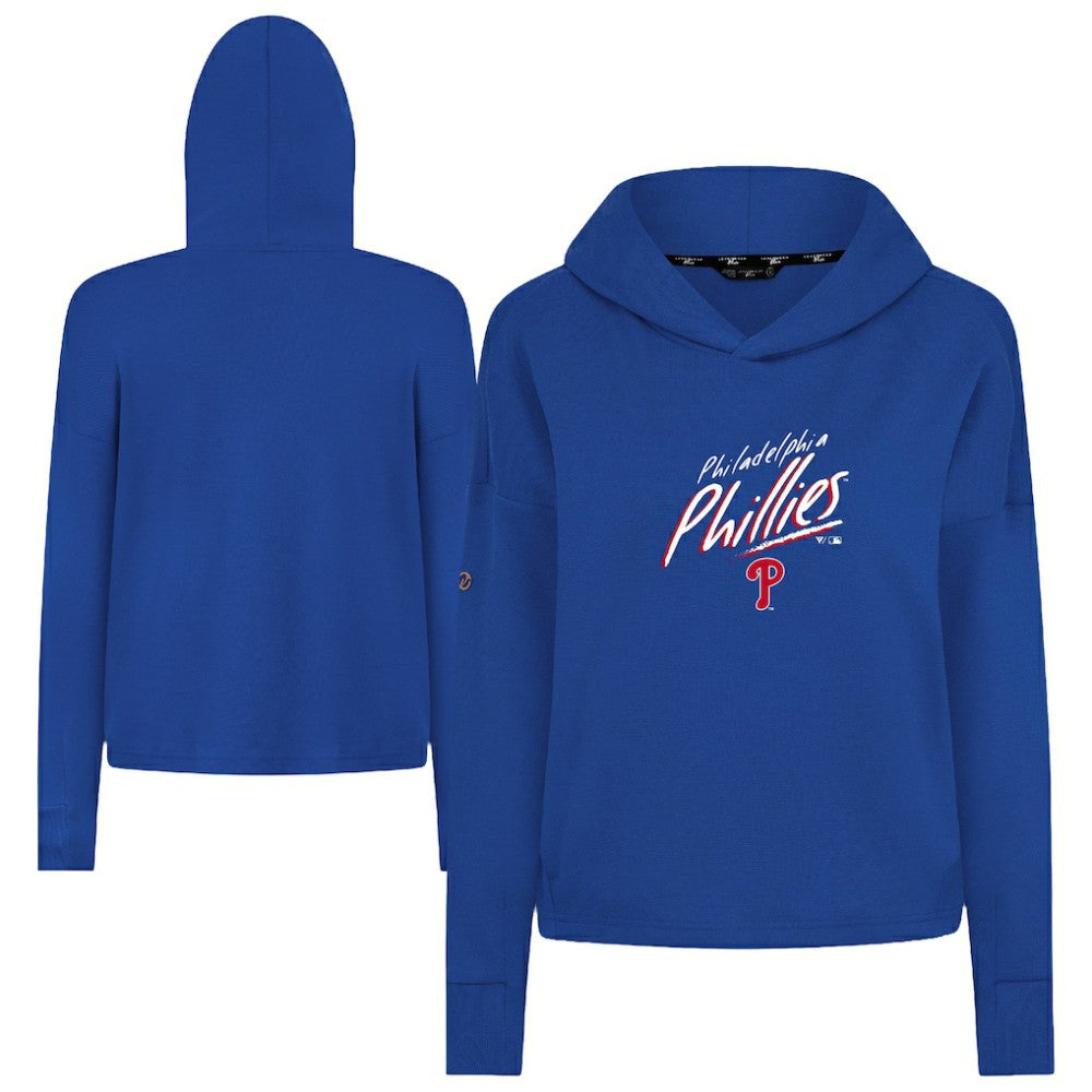 Philadelphia Phillies Levelwear Women's Sweet Sizzle Tri-Blend Hoodie - Royal Hoodies