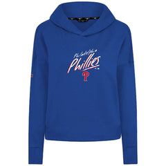 Philadelphia Phillies Levelwear Women's Sweet Sizzle Tri-Blend Hoodie - Royal Hoodies