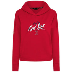 Boston Red Sox Levelwear Women's Sweet Sizzle Tri-Blend Hoodie - Red Hoodies