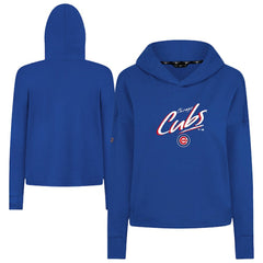 Chicago Cubs Levelwear Women's Sweet Sizzle Tri-Blend Hoodie - Royal Hoodies