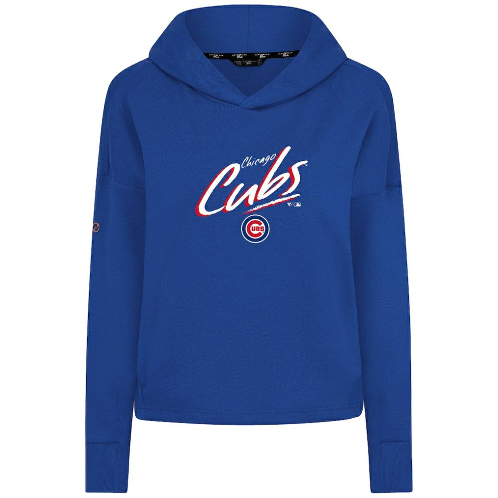 Chicago Cubs Levelwear Women's Sweet Sizzle Tri-Blend Hoodie - Royal Hoodies