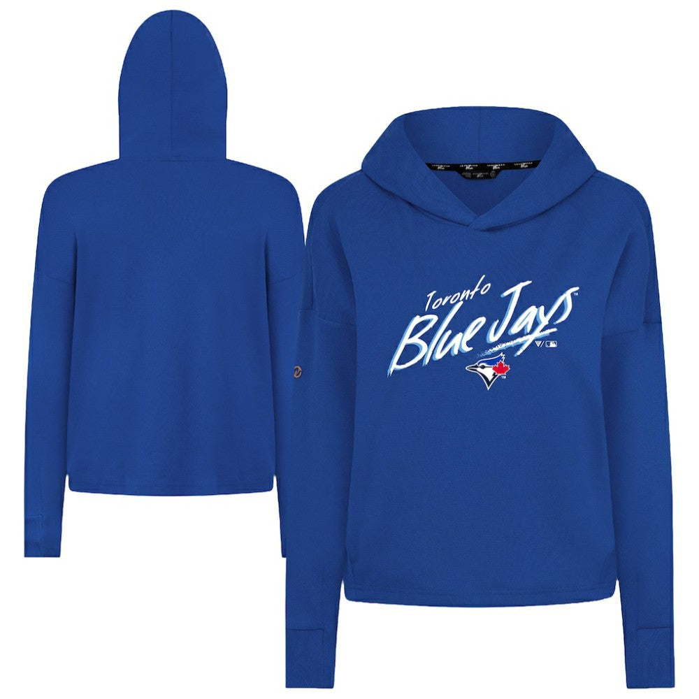 Toronto Blue Jays Levelwear Women's Sweet Sizzle Tri-Blend Hoodie - Royal Hoodies