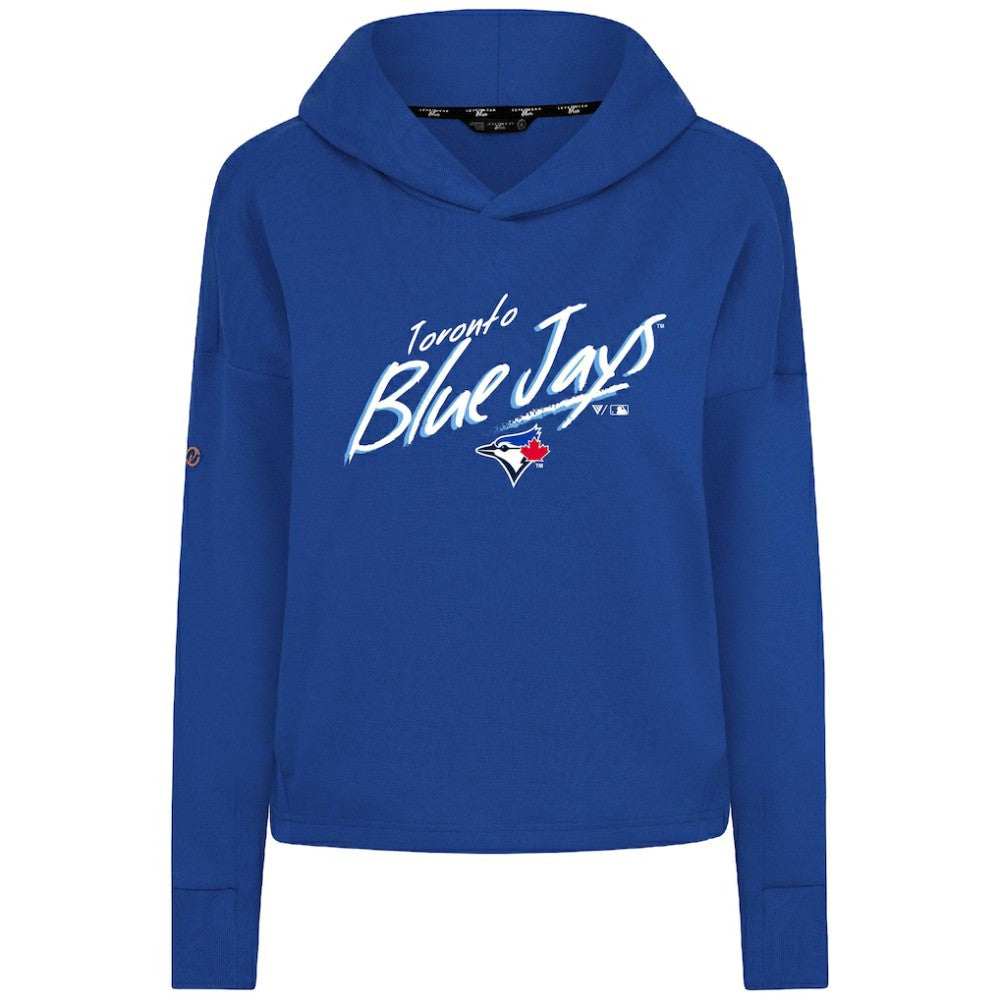 Toronto Blue Jays Levelwear Women's Sweet Sizzle Tri-Blend Hoodie - Royal Hoodies