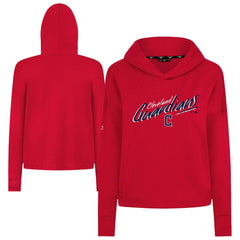 Cleveland Guardians Levelwear Women's Sweet Sizzle Tri-Blend Hoodie - Red Hoodies