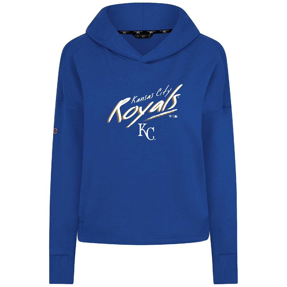 Kansas City Royals Levelwear Women's Sweet Sizzle Tri-Blend Hoodie - Royal Hoodies