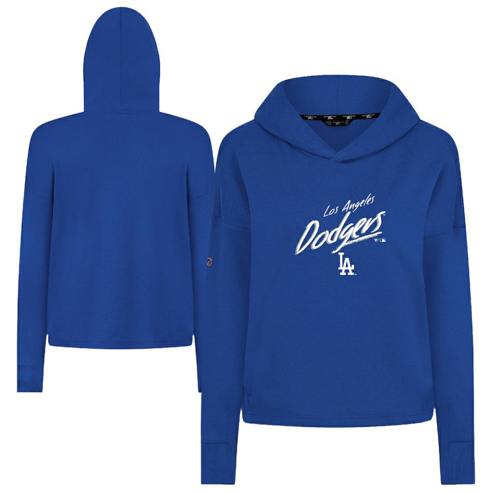Los Angeles Dodgers Levelwear Women's Sweet Sizzle Tri-Blend Hoodie - Royal Hoodies