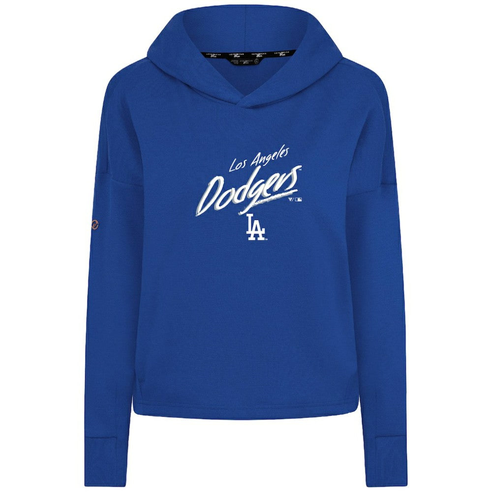 Los Angeles Dodgers Levelwear Women's Sweet Sizzle Tri-Blend Hoodie - Royal Hoodies