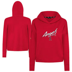 Los Angeles Angels Levelwear Women's Sweet Sizzle Tri-Blend Hoodie - Red Hoodies