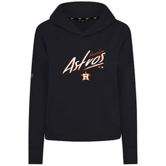 Houston Astros Levelwear Women's Sweet Sizzle Tri-Blend Hoodie - Black Hoodies