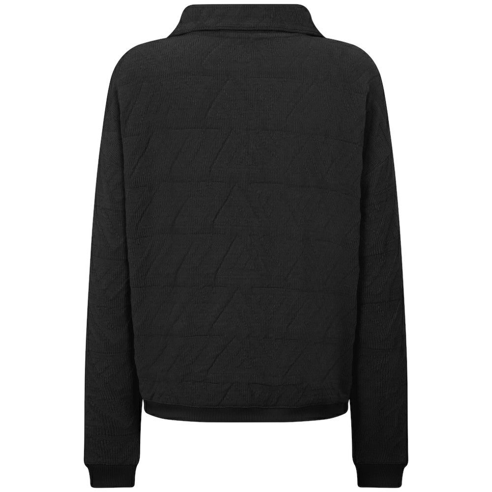 Los Angeles Dodgers Levelwear Women's Camden Insignia 2.0 Quarter-Zip Top - Black Tops