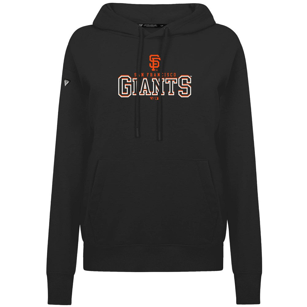 San Francisco Giants Levelwear Women's Adorn Journey Hoodie - Black Hoodies