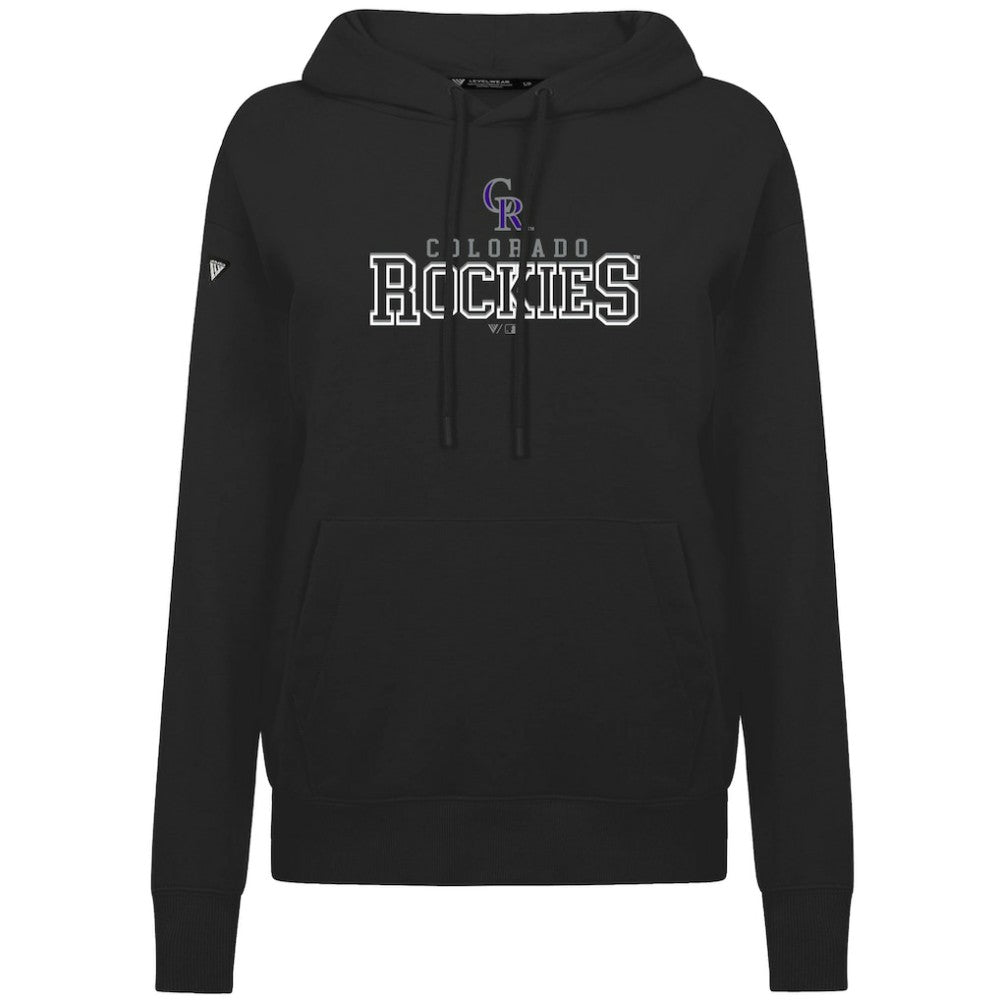 Colorado Rockies Levelwear Women's Adorn Journey Hoodie - Black Hoodies