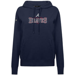 Atlanta Braves Levelwear Women's Adorn Journey Hoodie - Navy Hoodies