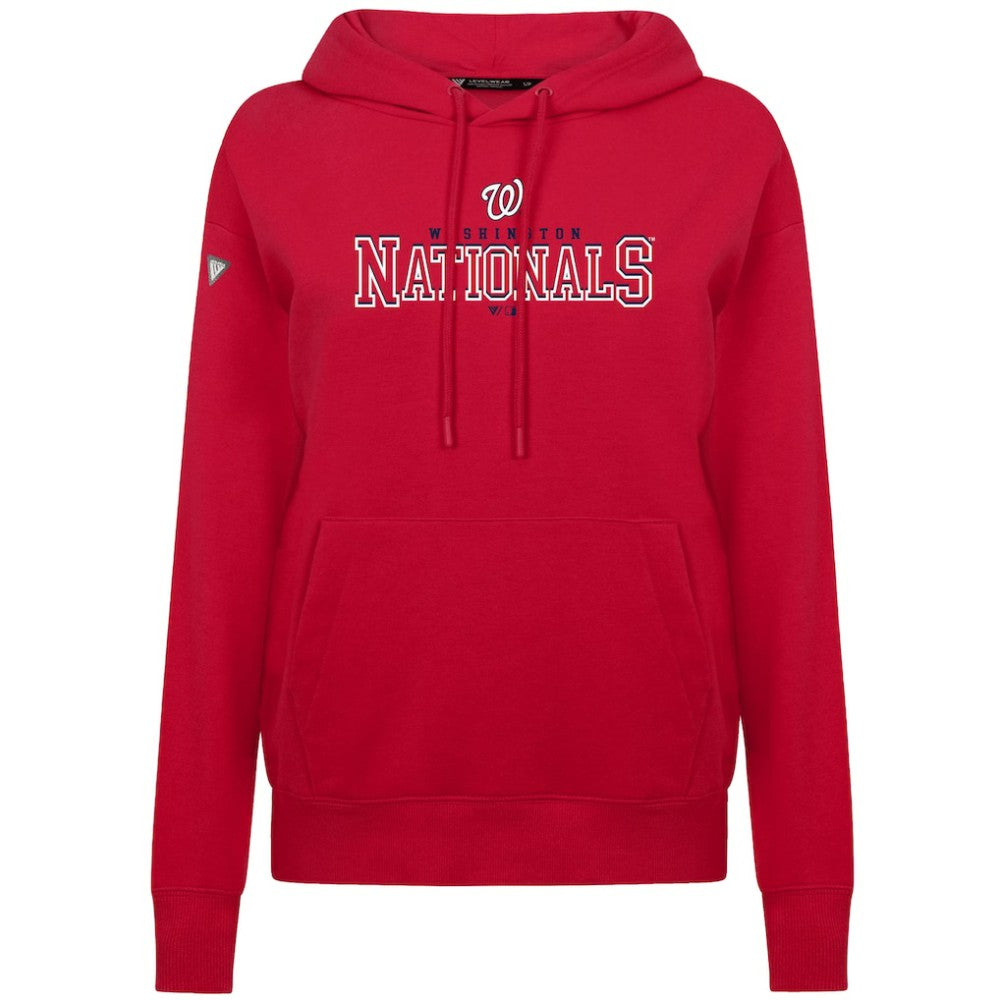 Washington Nationals Levelwear Women's Adorn Journey Hoodie - Red Hoodies