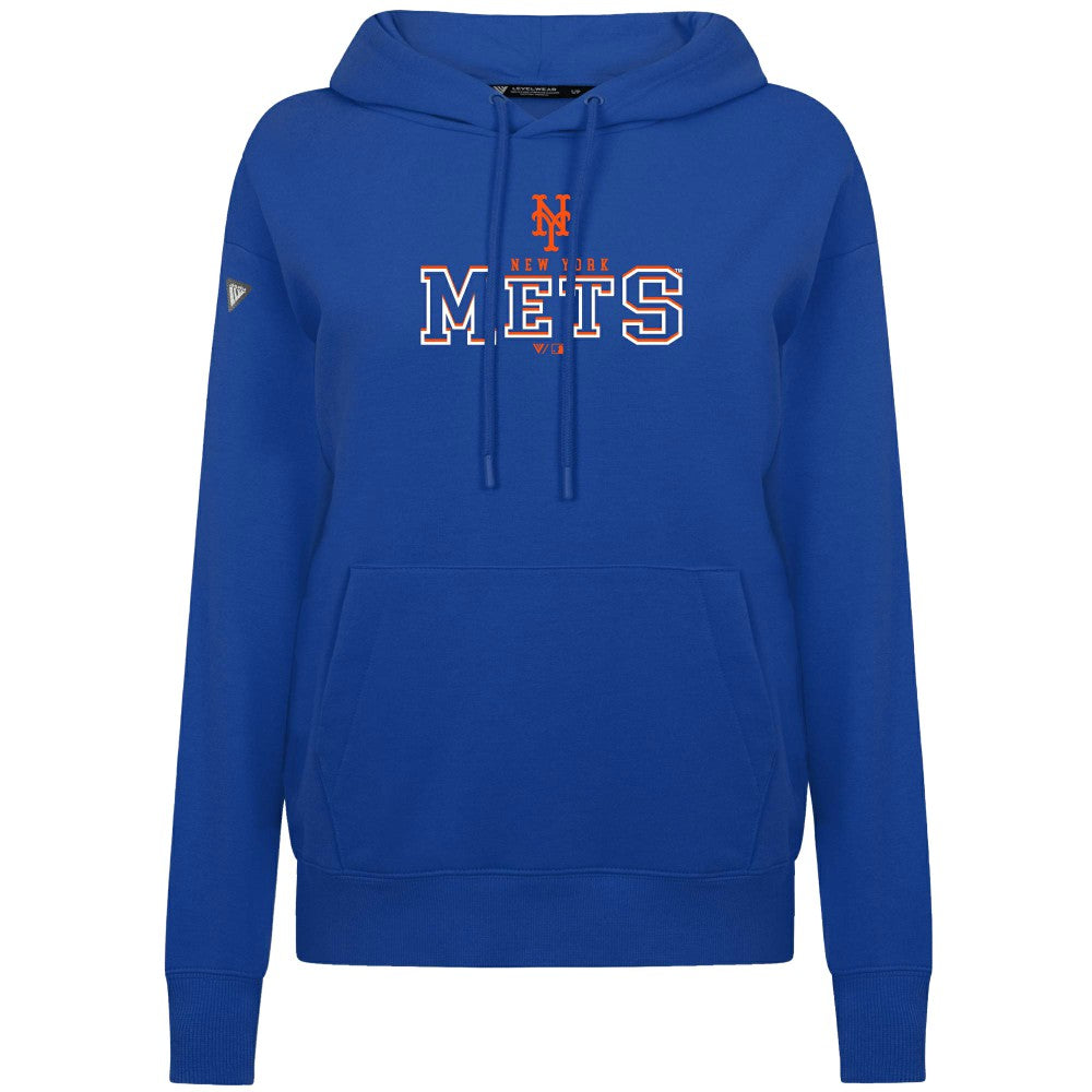 New York Mets Levelwear Women's Adorn Journey Hoodie - Royal Hoodies