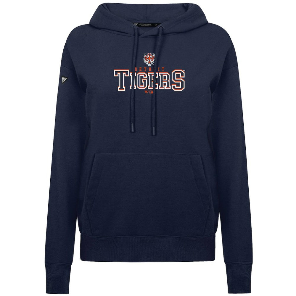 Detroit Tigers Levelwear Women's Adorn Journey Hoodie - Navy Hoodies