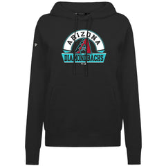 Arizona Diamondbacks Levelwear Women's Adorn Banner Arch Hoodie - Black Hoodies