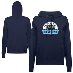 Tampa Bay Rays Levelwear Women's Adorn Banner Arch Hoodie - Navy Hoodies