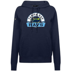 Tampa Bay Rays Levelwear Women's Adorn Banner Arch Hoodie - Navy Hoodies