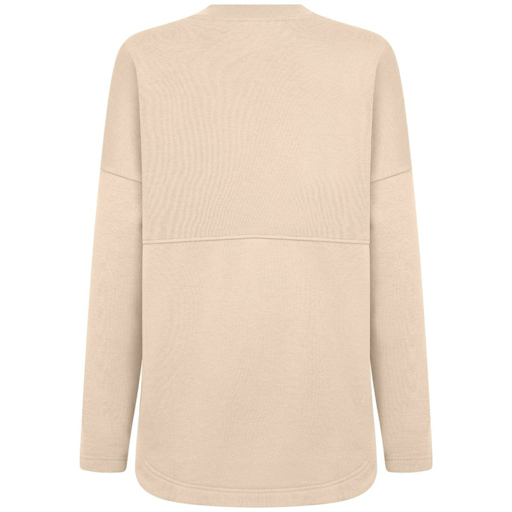 San Francisco Giants Levelwear Women's Oversized Beaudry Sizzle Top - Khaki Tops