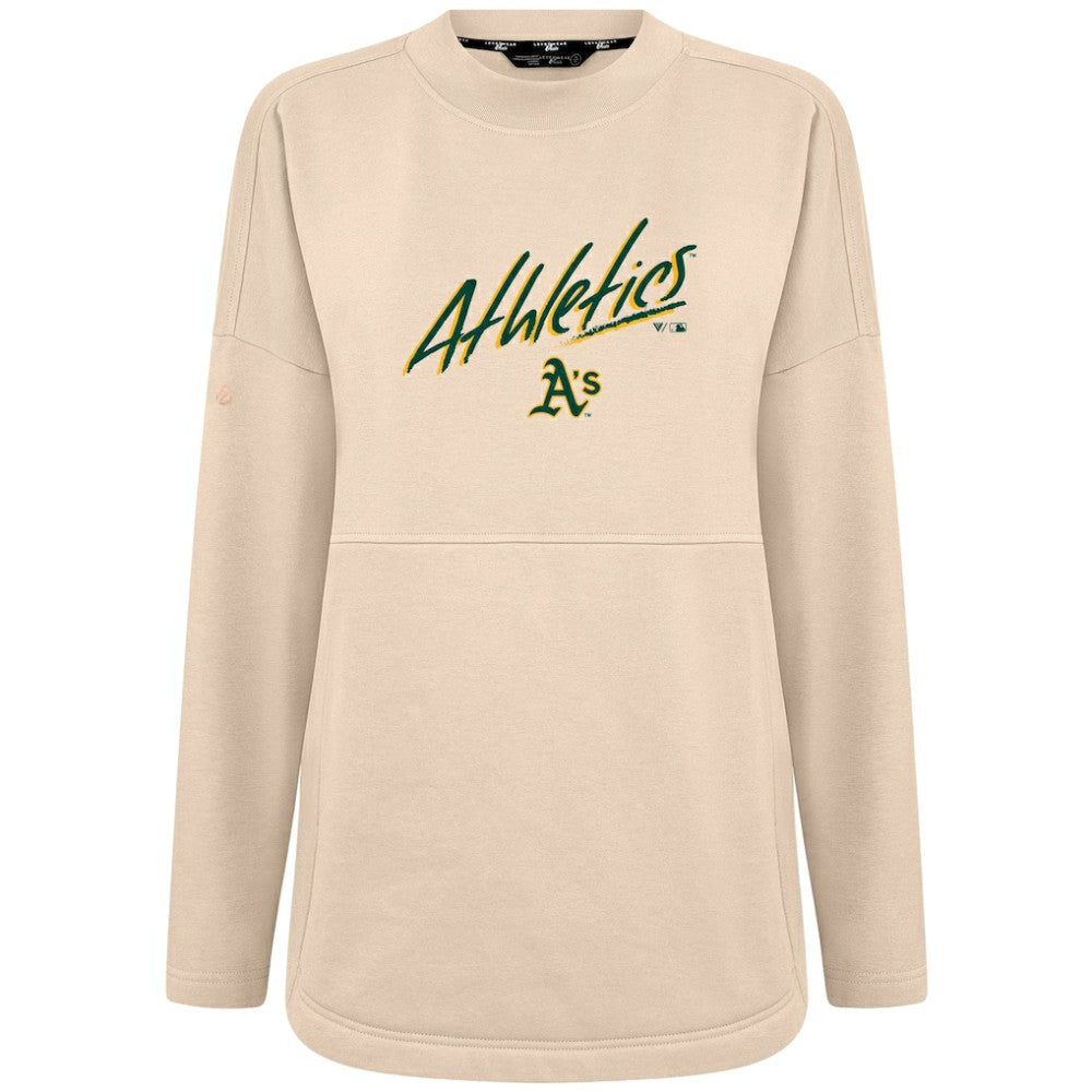 Athletics Levelwear Women's Oversized Beaudry Sizzle Top - Khaki Tops