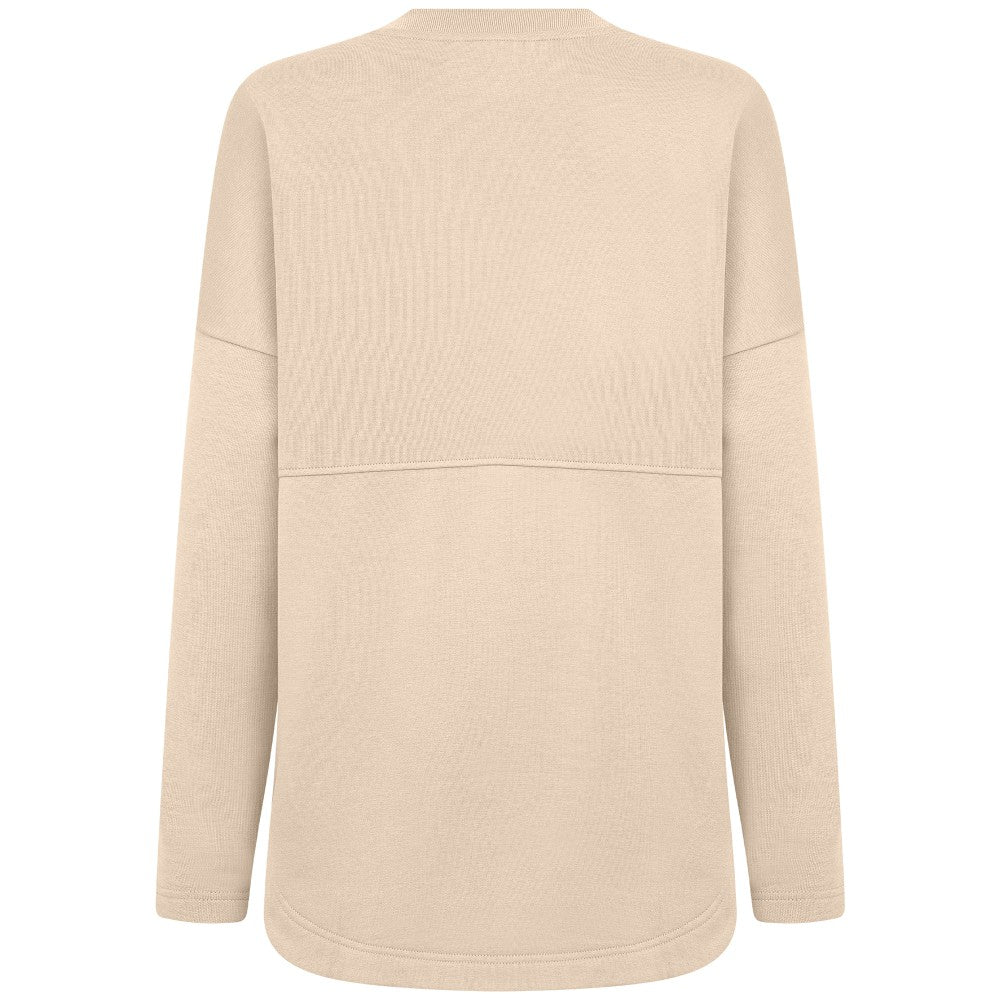 Kansas City Royals Levelwear Women's Oversized Beaudry Sizzle Top - Khaki Tops