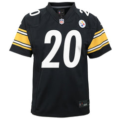 Kaleb Johnson Pittsburgh Steelers Youth Team Game Jersey Black