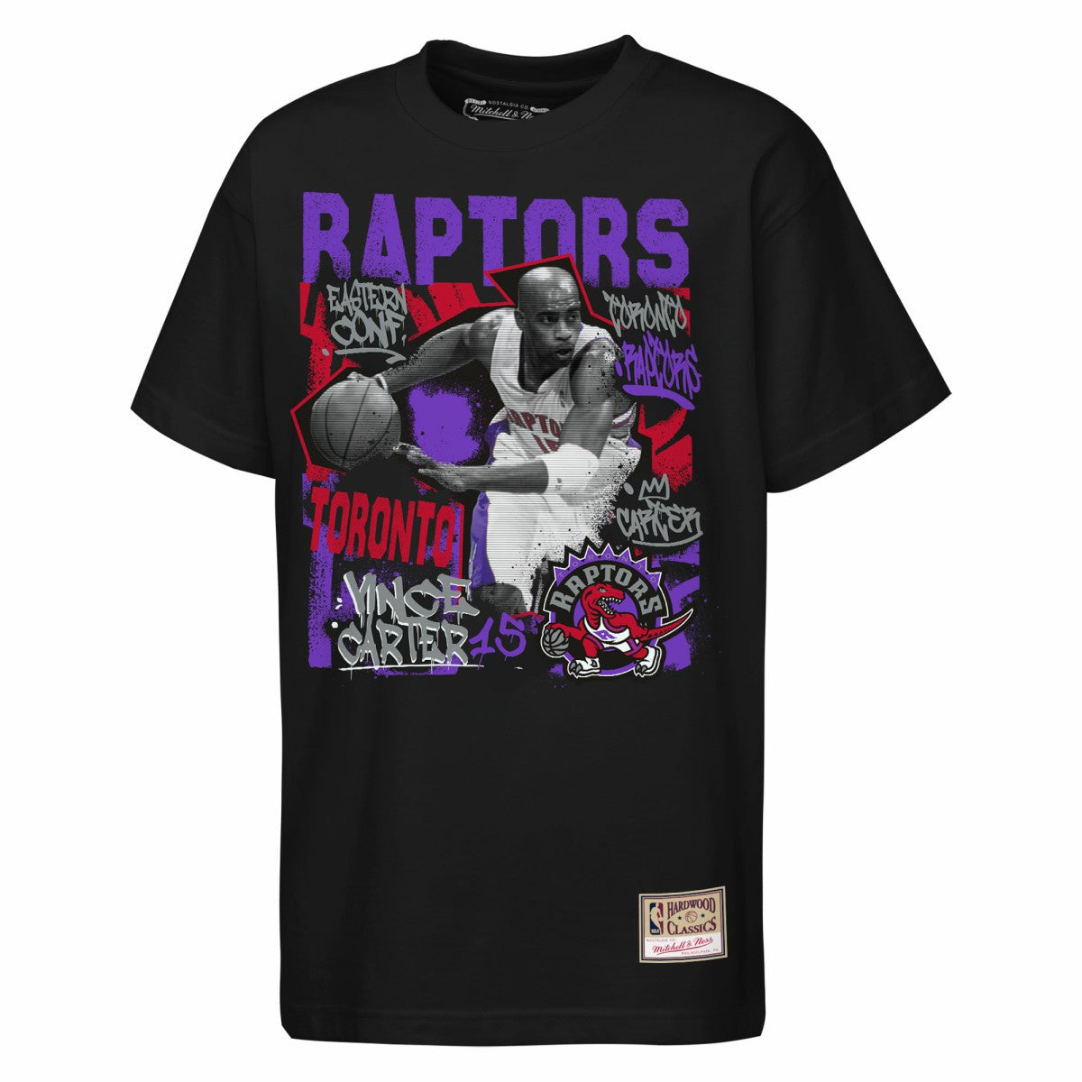 Vince Carter Toronto Raptors Youth Star Moment T-Shirt Black