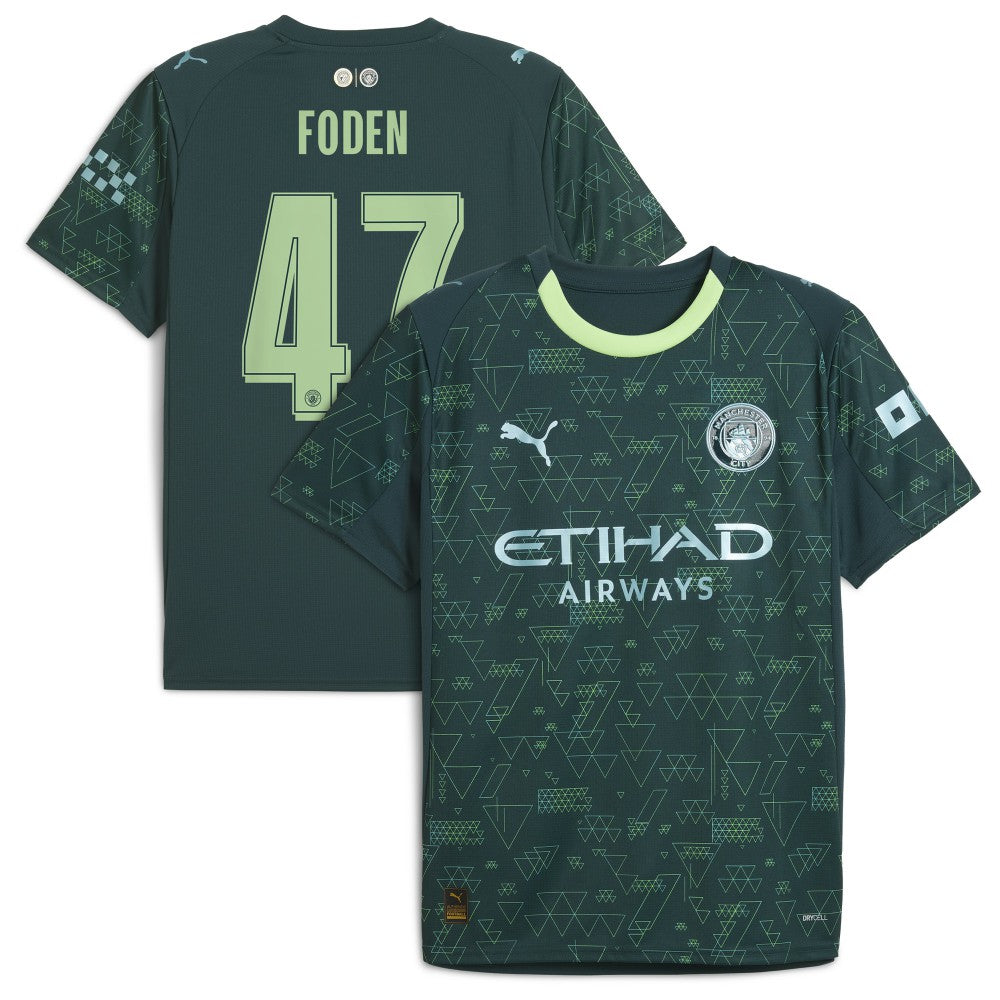 Phil Foden Manchester City x EA SPORTS FC 2025/26 Fourth Jersey Green