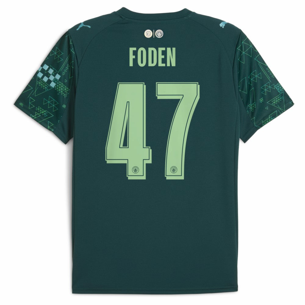 Phil Foden Manchester City x EA SPORTS FC 2025/26 Fourth Jersey Green